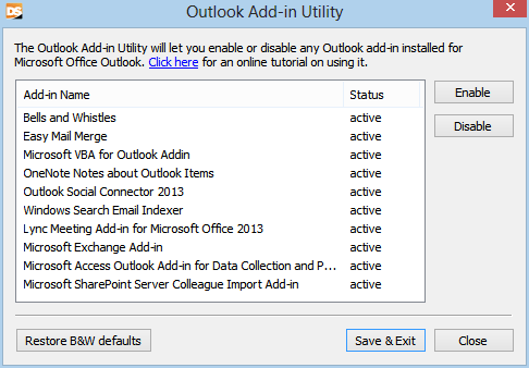 outlook onenote add ins