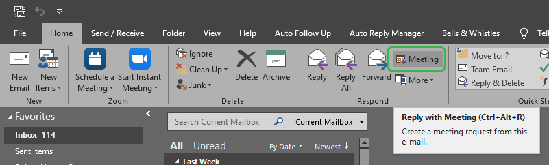 Outlook-video-conference