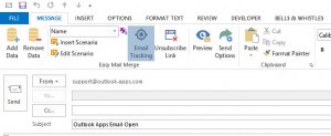 Enabling email tracking