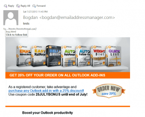 email with images