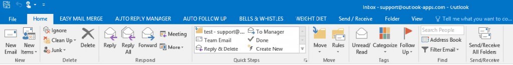 Add-ins for Outlook 2016