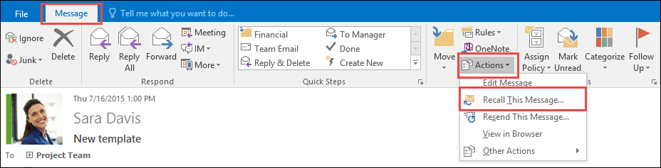 recall-Outlook-email
